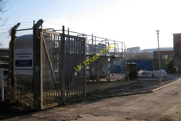 Photo 6"x4" Entrance, Heathfield Waste Water Treatment Works Heathfield\/SX8376 c2010