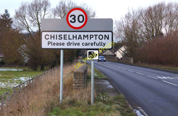 Photo 6"x4" Chiselhampton on the B480 Chislehampton c2010