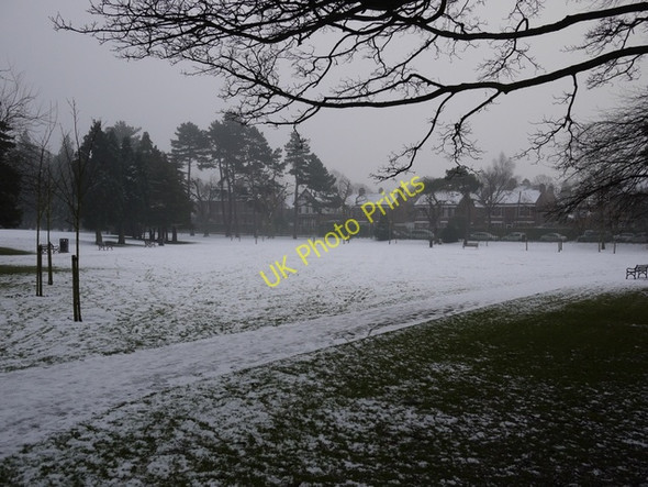 Photo 6"x4" Drumglass Park in the snow Belfast c2010