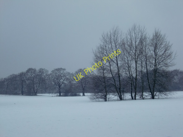 Photo 6"x4" Oakwood in the snow, London N14 Southgate\/TQ3094 c2010