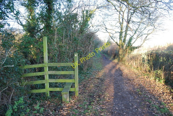 Photo 6"x4" Stile on the West Somerset Mineral line Watchet c2010