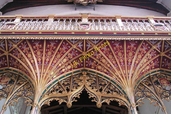 Photo 6"x4" All Saints, Carshalton - Chancel screen Carshalton c2002 P2
