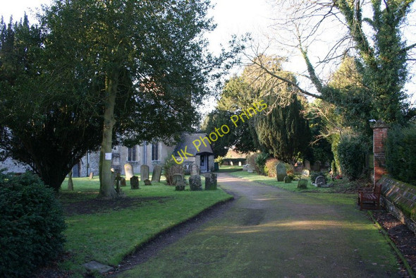 Photo 6"x4" Path to the churchyard Brightwell-cum-Sotwell c2010