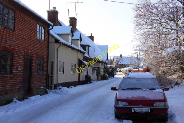 Photo 6"x4" Old cottages in Westbrook Street Blewbury c2010