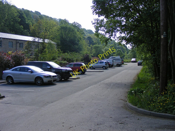 Photo 6"x4" Car parking for Mayroyd Mill Hebden Bridge c2009