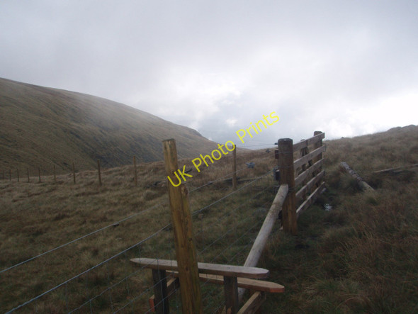 Photo 6"x4" Stile at Nick of the Saddle Meikle Mulltaggart c2009