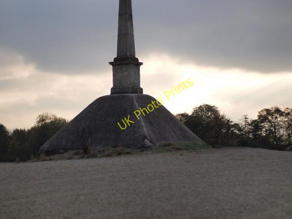 Photo 6"x4" The Wale Monument Little Shelford c2009