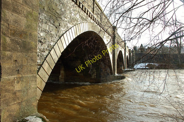 Photo 6"x4" River Tweed back to normal, Peebles Bridge Peebles\/NT2540 c2010