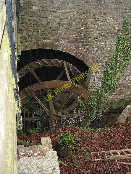 Photo 6"x4" Old mill wheel at Abbey Mill, Tintern Chapel Hill\/SO5200 c2008