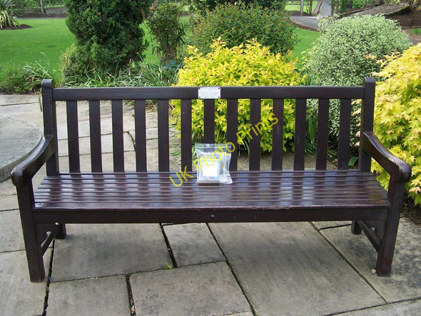 Photo 6"x4" Book and Bench, Bath Gardens, Bakewell Bakewell c2009