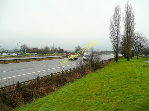 Photo 6"x4" M1 motorway at Woodall High Moor\/SK4680 c2010