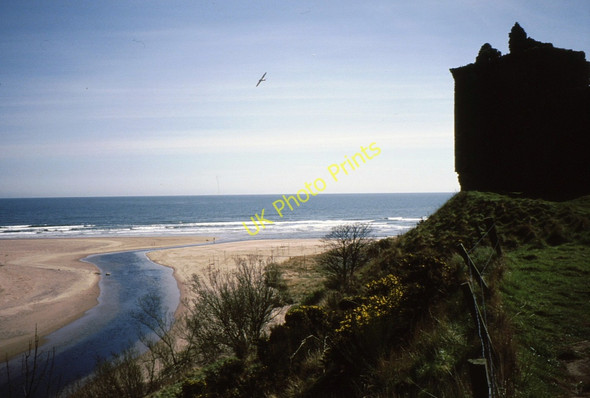 Photo 6"x4" Lunan Water enters Lunan Bay Lunan\/NO6851 c1991