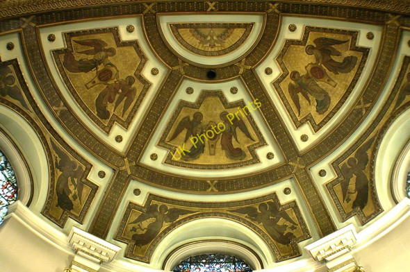 Photo 6"x4" Holy Trinity, Great Portland Street, London W1 - Apse roof Marylebone\/TQ2881 c2002