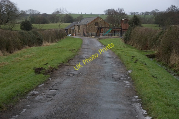 Photo 6"x4" Road to Birks Farm Calder Vale c2010