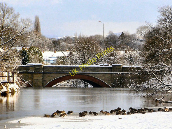 Photo 6"x4" River Irwell, Warth Bridge Bury\/SD8010 c2010