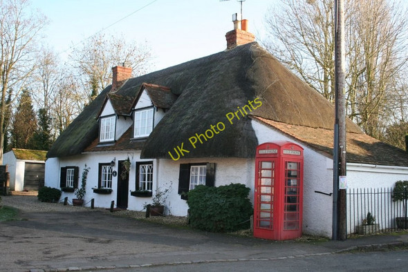 Photo 6"x4" Phonebox by the cottage Wallingford c2010