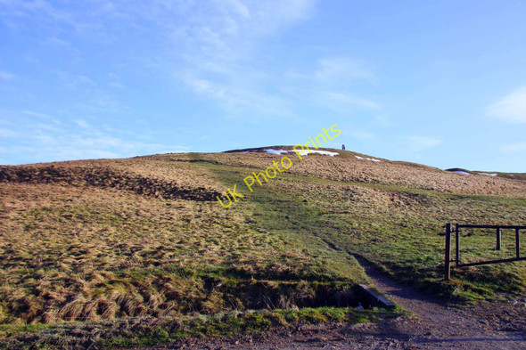 Photo 6"x4" Pathway to Uffington Castle Woolstone\/SU2987 c2010