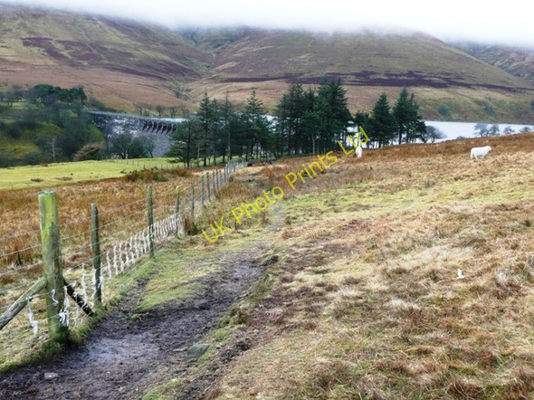 Photo 6"x4" Approaching Grwyne Fawr reservoir Capel-y-ffin c2008