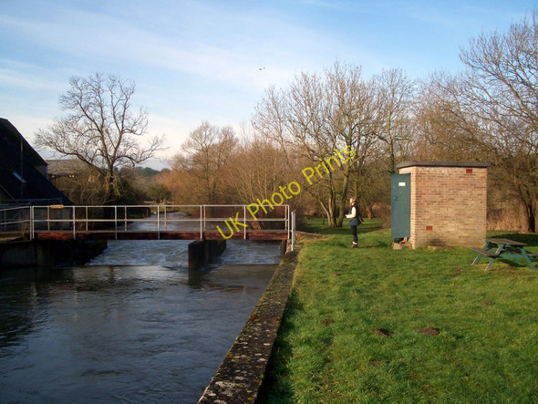 Photo 6"x4" Enslow Gauging Station Enslow c2010