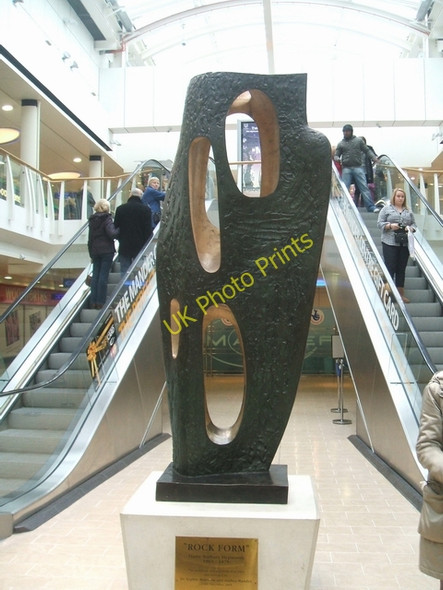 Photo 6"x4" Mander Centre Statue - Rock Form (Porthcurno) Wolverhampton c2010