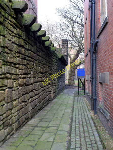 Photo 6"x4" Newcastle town wall east of St Andrew's Street Newcastle upon Tyne c2010