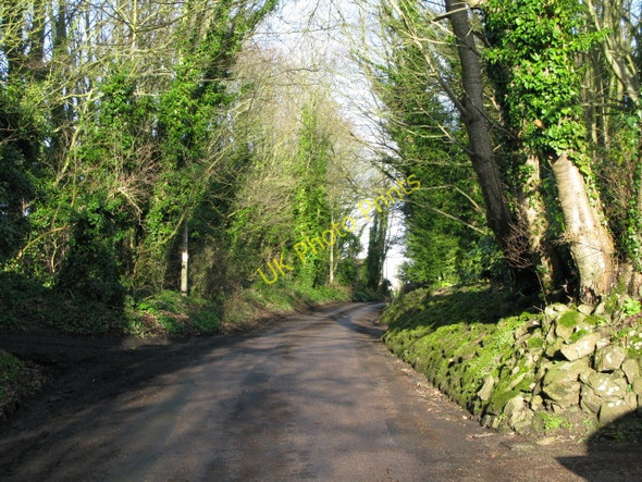 Photo 6"x4" View along The Street, Lympne West Hythe c2010