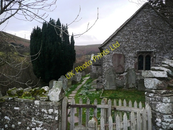 Photo 6"x4" St. Ishow church, Partrishow Partrishow c2008 P1