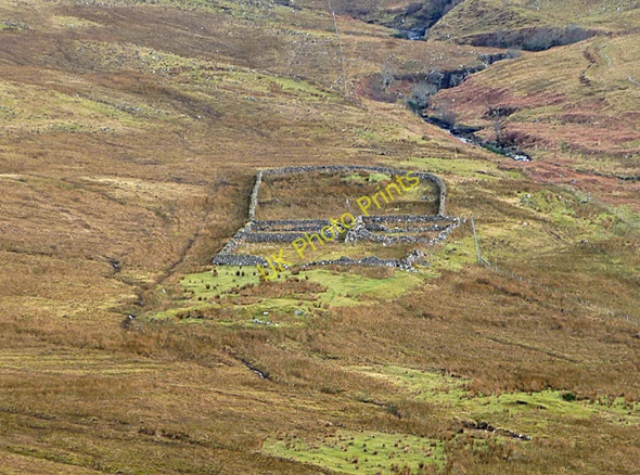 Photo 6"x4" Sheep fanks in Gleann Oraid Talisker c2010