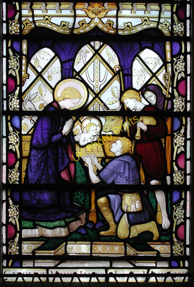 Photo 6"x4" St Cyprian, Glentworth Street, London NW1 - Window Marylebone\/TQ2881 c2002