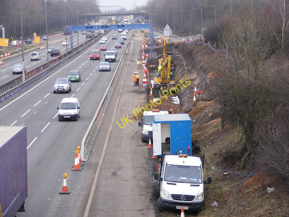 Photo 6"x4" M6 Widening Walsall c2010