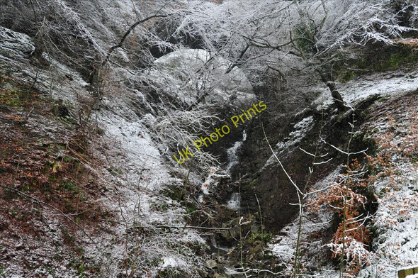 Photo 6"x4" Waterfall in Clydach Blackrock\/SO2112 c2010