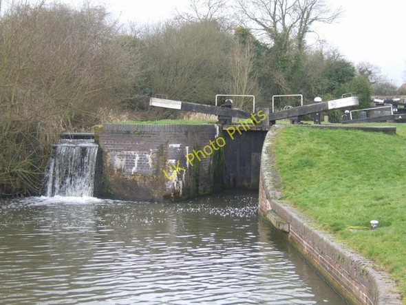 Photo 6"x4" Lapworth Locks - Lock No. 10 Bottom gates Kingswood\/SP1871 c2010