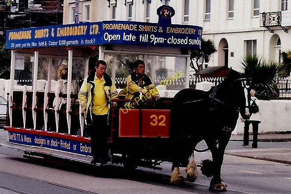 Photo 6"x4" Douglas - Loch Promenade - Horse-drawn trolley Douglas\/SC3875 c2003