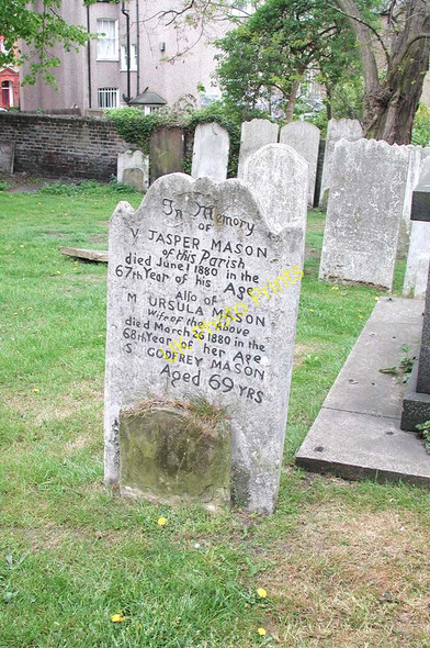 Photo 6"x4" St Paul, Rectory Grove, London SW4 - Churchyard Battersea c2003
