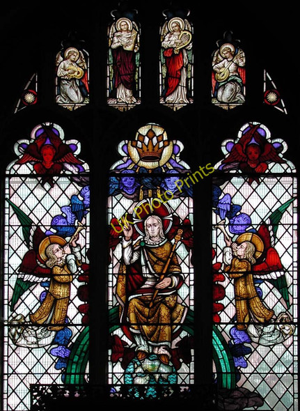 Photo 6"x4" St Mary, Hayes - Window Hayes\/TQ0980 c2003