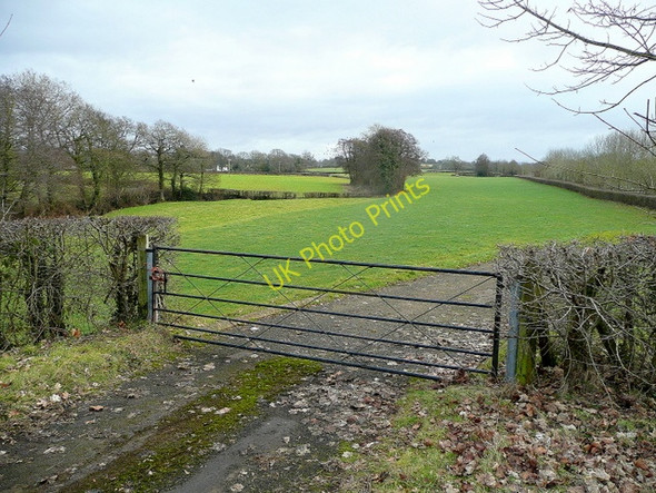 Photo 6"x4" Pastures by the Clawdd Brook Pit c2010