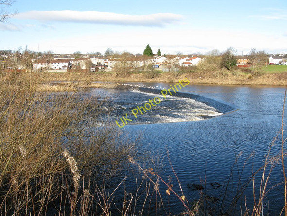 Photo 6"x4" Weir on the River Clyde at Carmyle Carmyle c2010