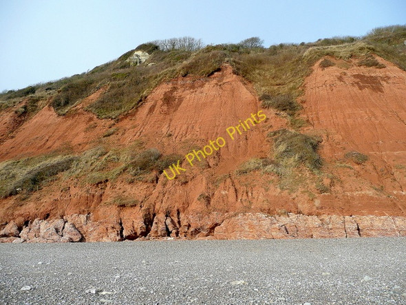 Photo 6"x4" Branscombe Cliffs Branscombe c2010
