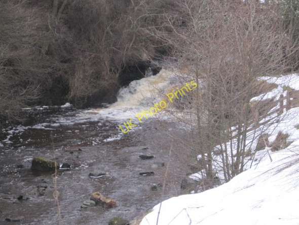 Photo 6"x4" Lower Falls on Hareshaw Burn Bellingham\/NY8383 c2010