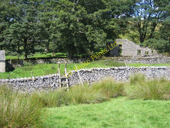 Photo 6"x4" The Ribble Way and the old house at Thorns Ribble Head\/SD7779 c2007