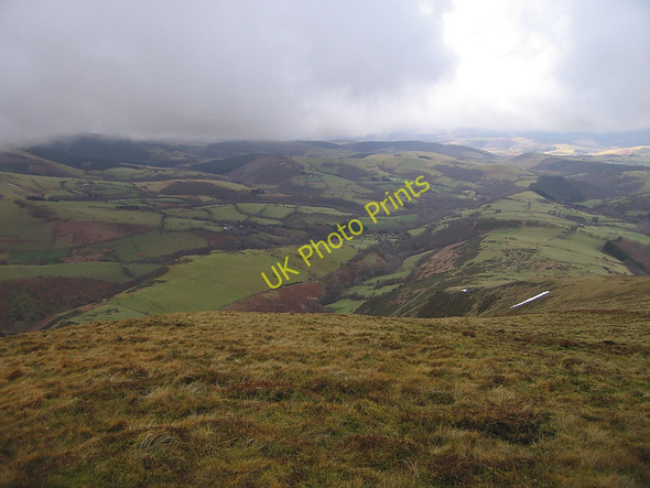 Photo 6"x4" Cwm Fadian from Foel Fadian Aberhosan c2010