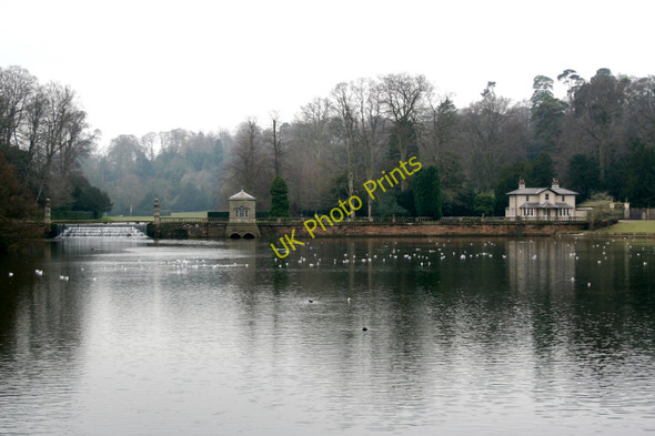 Photo 6"x4" The Weir and Lake, Studley Royal Studley Roger c2008