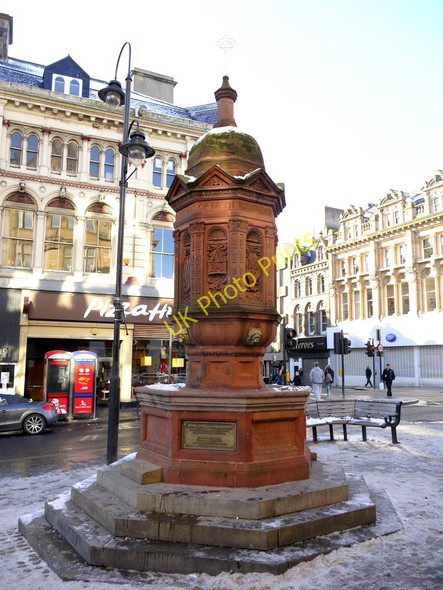 Photo 6"x4" Rutherford Memorial, Bigg Market Newcastle upon Tyne c2010