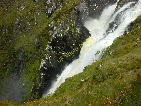 Photo 6"x4" The top section of the Falls of Glomach Falls of Glomach c2001