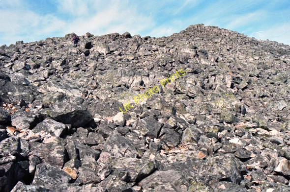 Photo 6"x4" Boulder field near the summit of Schiehallion Dunalastair c1997