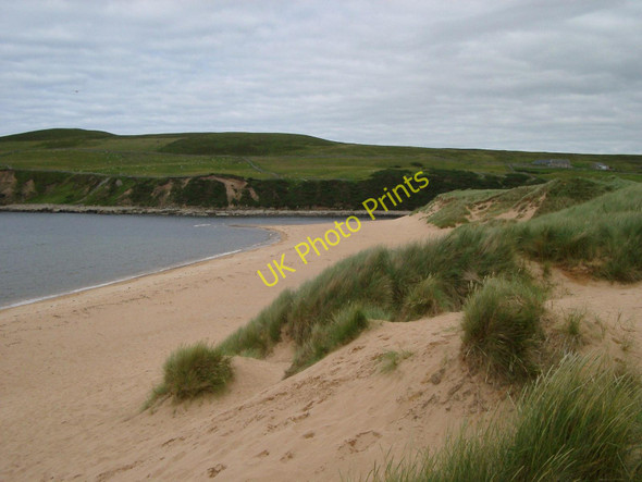 Photo 6"x4" Dunes and beach at Melvich Melvich c2003