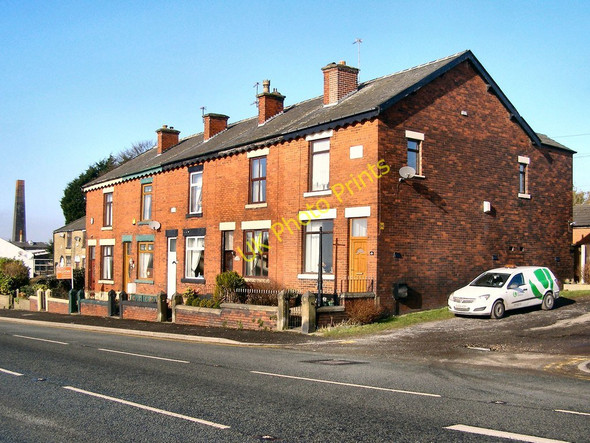 Photo 6"x4" Terraced houses on Bury Road Little Lever c2010