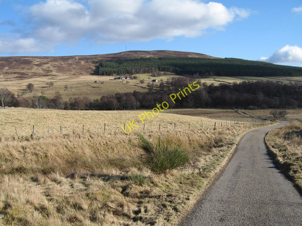 Photo 6"x4" Road through fields below Auchnagallin Auchnagallin c2006