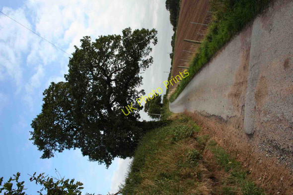 Photo 6"x4" Public bridleway\/farm road to Checkley Wood Farm Checkley\/SJ7346 c2009