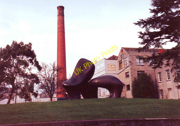 Photo 6"x4" Chimney, Clarks Shoes factory, Street Street\/ST4836 c1989